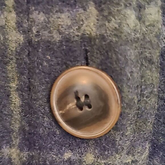 Treasure & Bond Shirt Jacket  Shacket  Blue/ Green Abel Plaid Size 3X - Picture 5 of 13